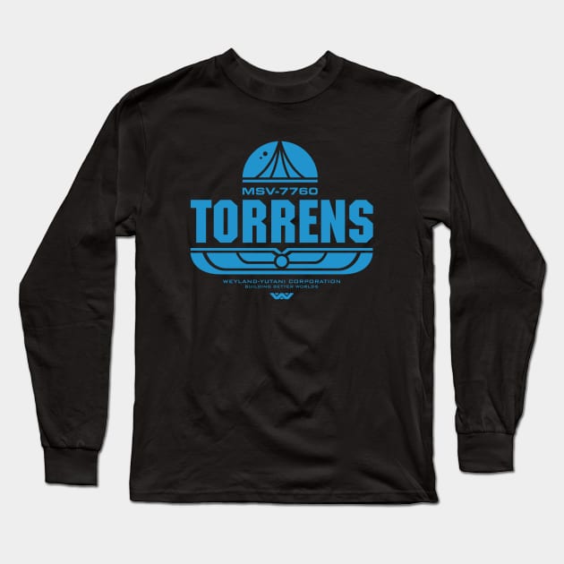 Torrens (blue) Long Sleeve T-Shirt by Olipop